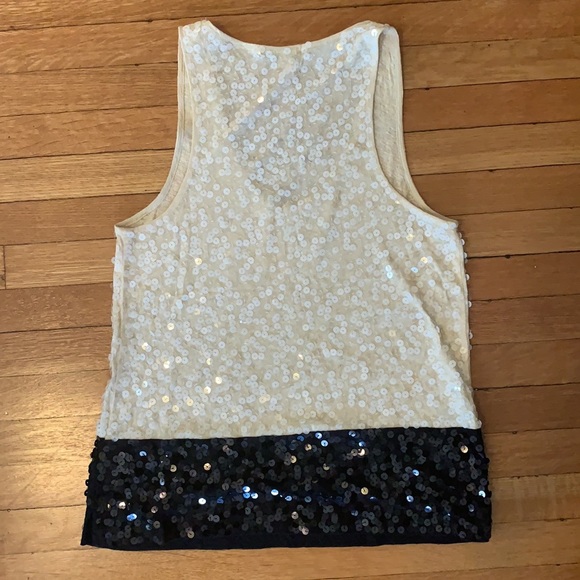 Black and white sequin tank from JCrew - Picture 3 of 3